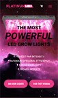 Mobile Screenshot of platinumgrowlights.com