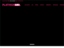 Tablet Screenshot of platinumgrowlights.com